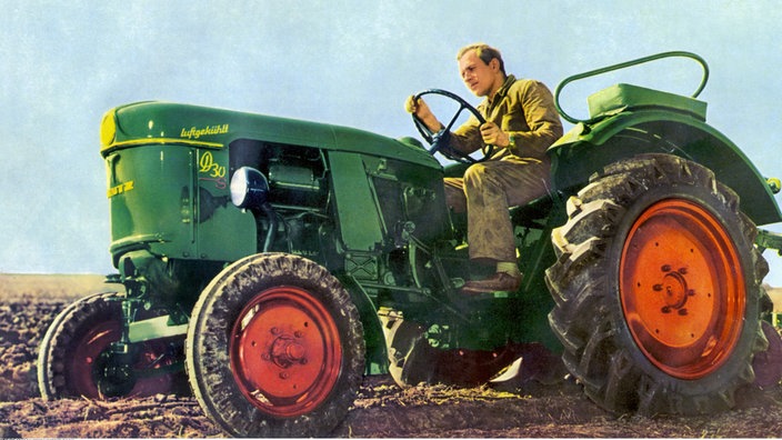 Werbeanzeige von 1962 für das Traktormodell Deutz D30S | Bildquelle: INTERFOTO Werbeanzeige von 1962 für das Traktormodell Deutz D30S