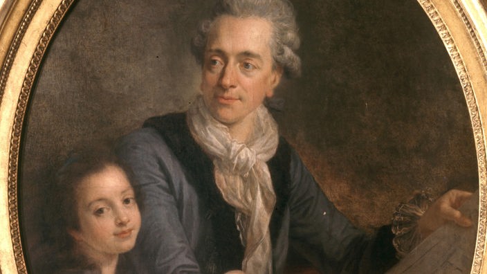Ölgemälde von Claude-Nicolas Ledoux mit Tochter.