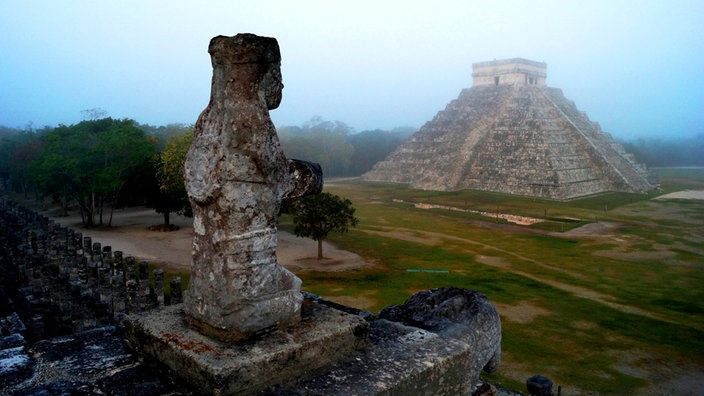 Bild des Mayatempels bei Kukulkan | Bildquelle: Reuters/Handout Bild des Mayatempels bei Kukulkan