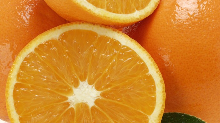 Aufgeschnittene Orangen