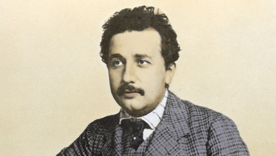 Ein Porträt von Albert Einstein aus dem Jahr 1902. 