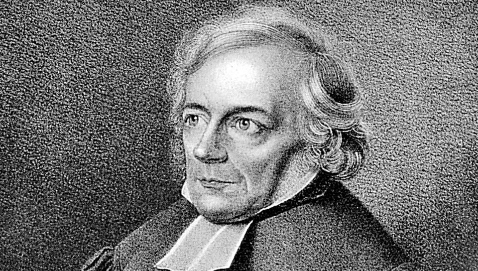 Das zeitgenössische Porträt zeigt den deutschen evangelischen Theologen und Philosophen Friedrich Daniel Ernst Schleiermacher.