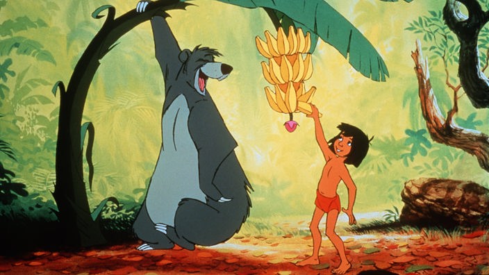 Szene aus dem Zeichentrickfilm "Das Dschungelbuch".