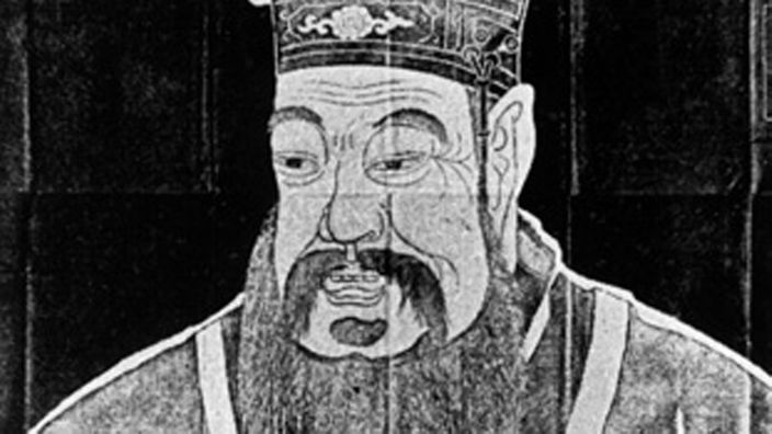 Undatierte Darstellung von Konfuzius