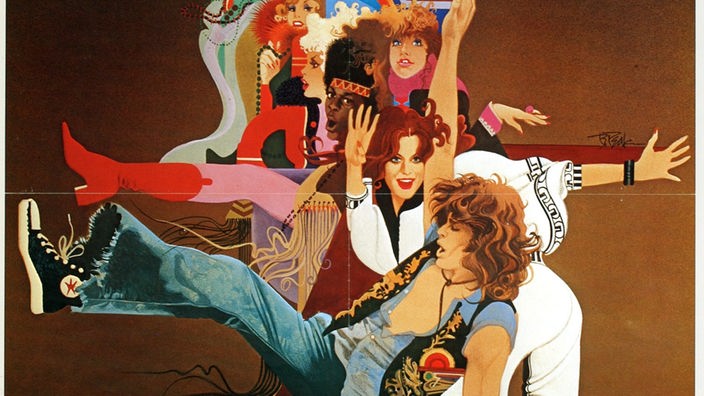 Filmplakat zum Spielfilm "Hair" von 1977