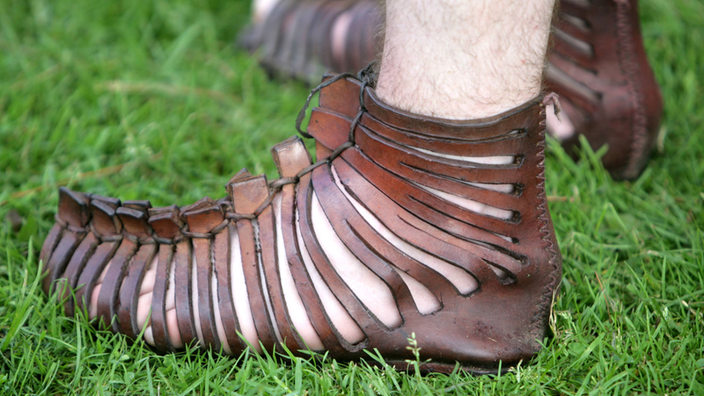 Römische Sandale.