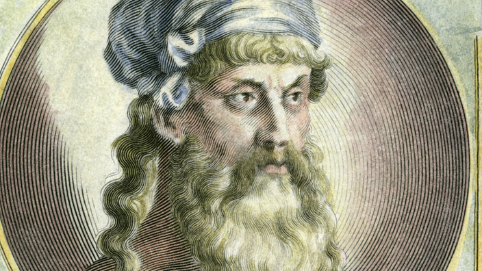 Kupferstich von Aristoteles