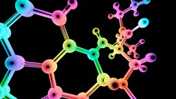 Computerdarstellung eines LSD-Moleküls