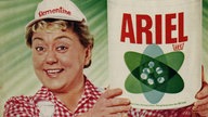 Werbung für das Waschmittel "Ariel" aus dem Jahr 1985