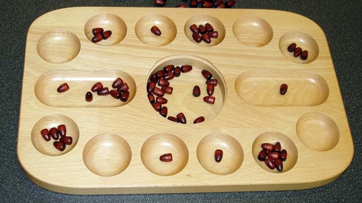 Ein Mancala-Spiel