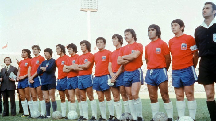 Aufstellung der chilenischen Mannschaft 1973