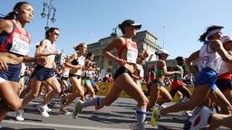 Läuferinnen beim Berlin-Marathon.