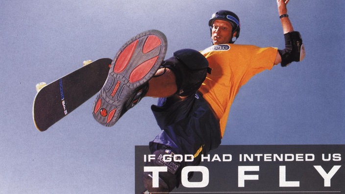 Werbung für Tony Hawks Videospiel. | Bildquelle: Picture Alliance Werbung für Tony Hawks Videospiel.