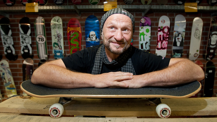Skateboard-Unternehmer Titus Dittmann.