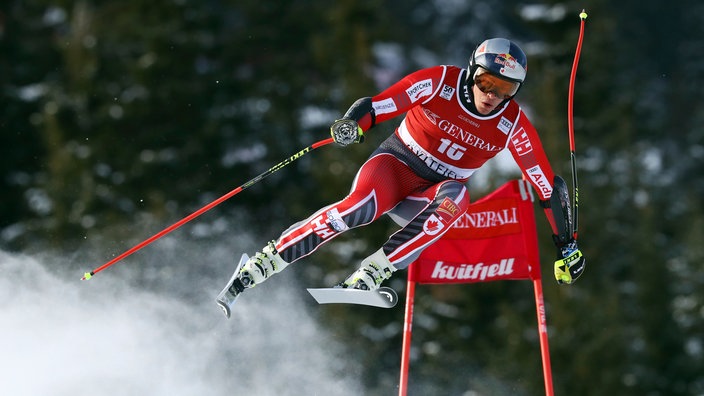 Rennfahrer im Super-G | Bildquelle: dpa/Alessandro Trovati Rennfahrer im Super-G