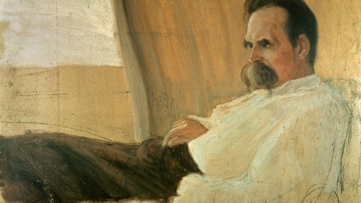Friedrich Nietzsche auf dem Krankenlager