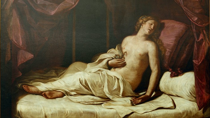 Gemälde: Der Tod der Kleopatra