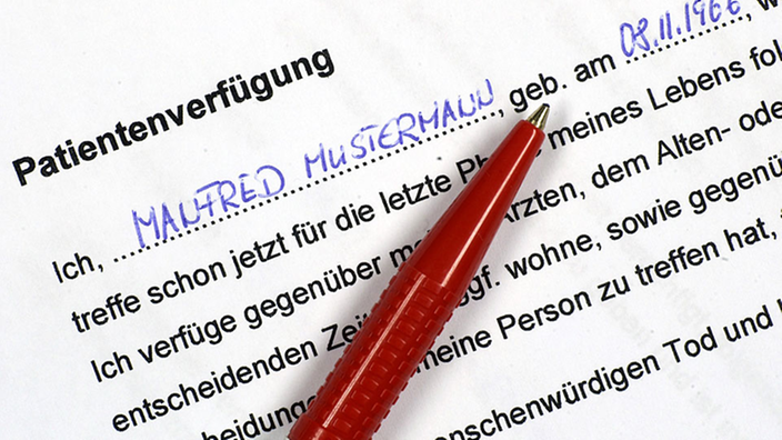 Patientenverfügung. | Bildquelle: wdr Patientenverfügung.