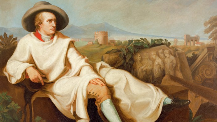 Zeitgenössisches Porträt von Goethe