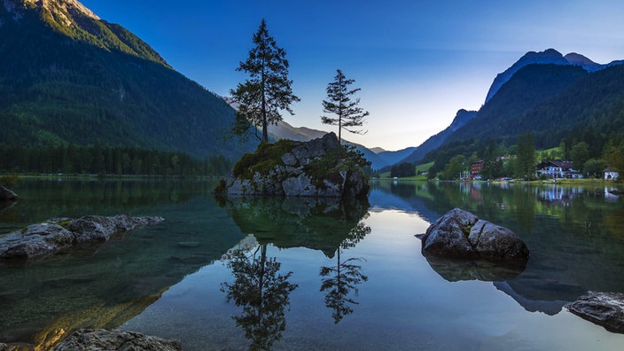 Der Hintersee bei Ramsau. | Bildquelle: Imago Der Hintersee bei Ramsau.