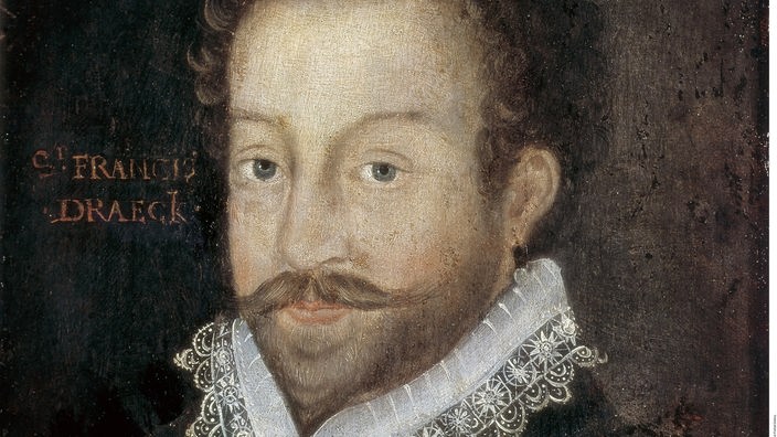 Porträt Francis Drakes von etwa 1583