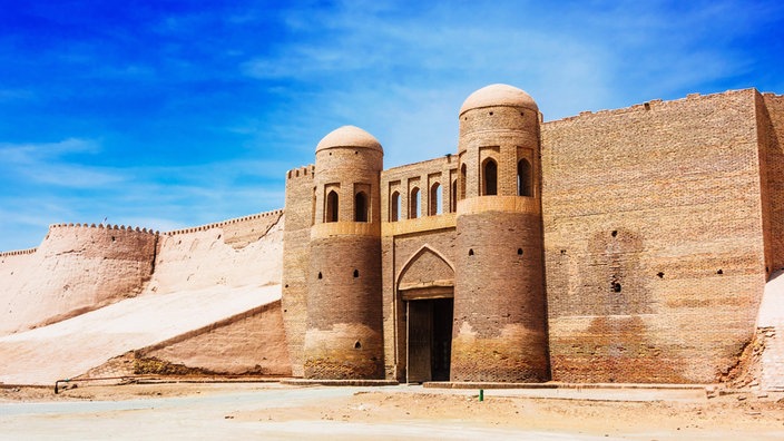Die Oase Chiwa in Usbekistan. | Bildquelle: Imago Die Oase Chiwa in Usbekistan.