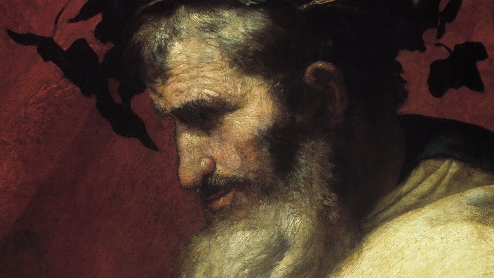 Gemälde: Porträt des Gottes Dionysos