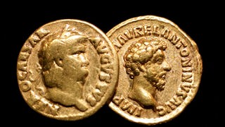 Zwei römische Goldmünzen