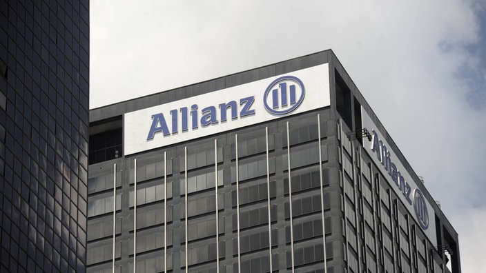 Firma mit Firmenlogo "Allianz" | Bildquelle: imago Firma mit Firmenlogo "Allianz"