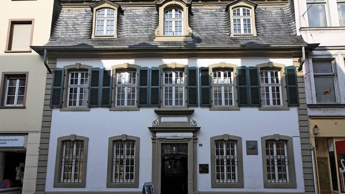 Vorderseite des Karl-Marx-Hauses in Trier