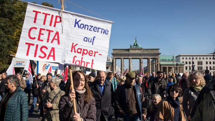 TTIP Grossdemonstration in Berlin.