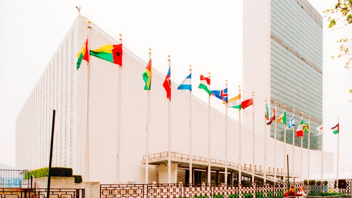 Das UNO-Gebäude in New York