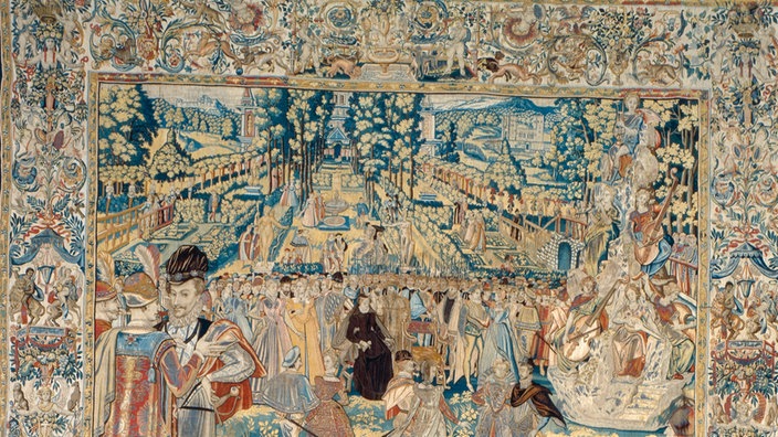 Bildteppich: "Das Fest für die polnischen Gesandten am 14. September 1573" | Bildquelle: akg-images / Rabatti & Domingie Bildteppich: "Das Fest für die polnischen Gesandten am 14. September 1573"