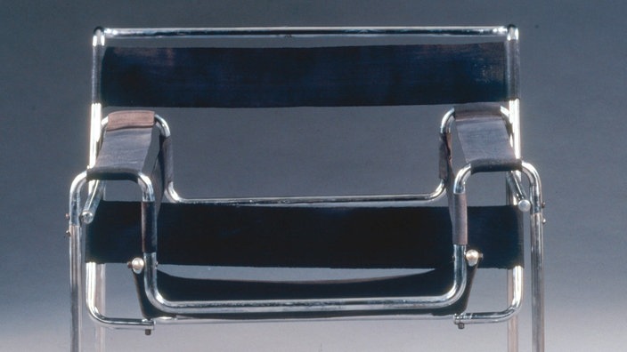 Der Stahlrohrsessel Wassily von Marcel Breuer, 1925 | Bildquelle: akg Der Stahlrohrsessel Wassily von Marcel Breuer, 1925