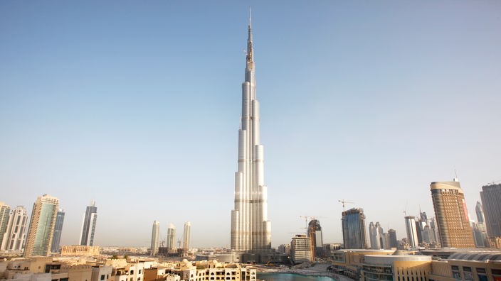 Wolkenkratzer Burj Khalifa in Dubai