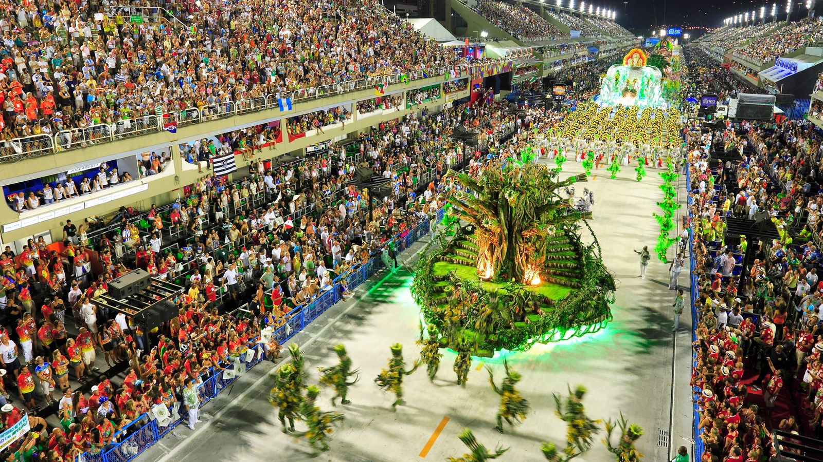 Karnevalsumzug in Rio.