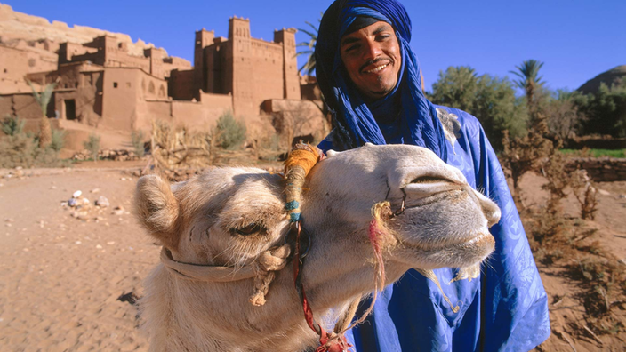 Berber mit Kamel.