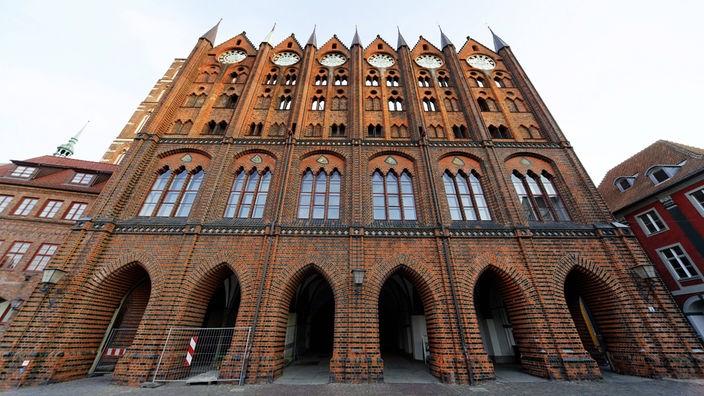 Das Rathaus von Stralsund