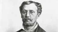 Porträtzeichnung von Otto Wagner