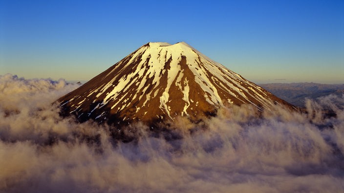 Der Vulkan Mount Ngauruhoe.