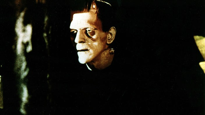 Eine Szene aus dem Spielfilm "Frankenstein" (USA, 1931)  mit Boris Karloff 