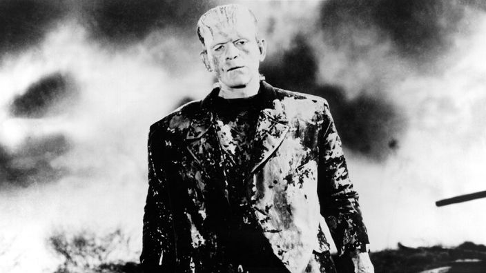 Boris Karloff als Frankenstein, 1931