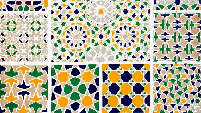 Mosaikfliesen in der Alhambra