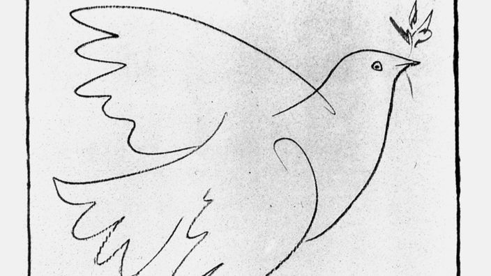 Pablo Picassos "Friedenstaube" von 1961