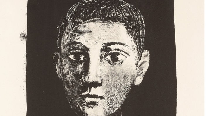 Ein Selbstbildnis des jungen Pablo Picasso im November 1945