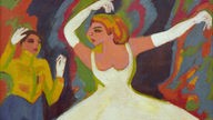 Gemälde "Russisches Tanzpaar" von Ernst Ludwig Kirchner