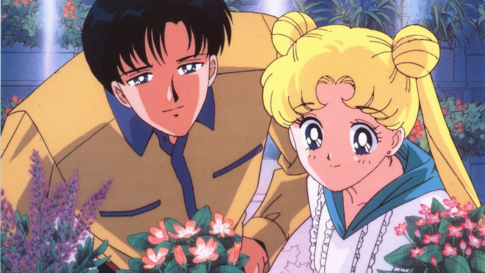 Sailor Moon und ein weiterer MangaCharakter 