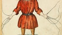 Urmanuskript (1844) des Bilderbuchs "Der Struwwelpeter"