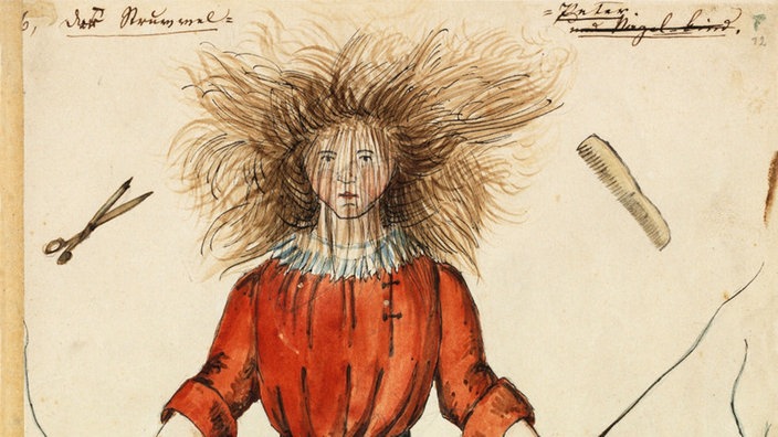 Urmanuskript (1844) des Bilderbuchs "Der Struwwelpeter" | Bildquelle: akg Urmanuskript (1844) des Bilderbuchs "Der Struwwelpeter"