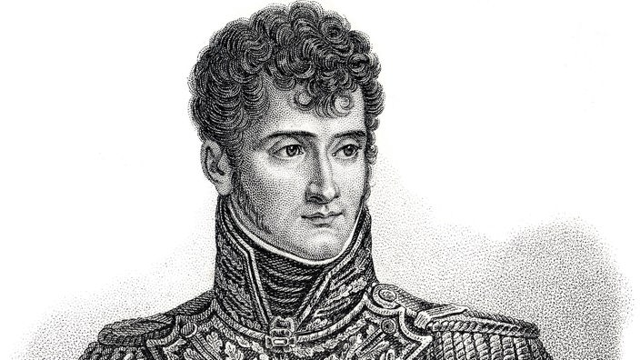Porträtzeichnung von Jérome Bonaparte.
